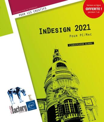 Couverture du livre « InDesign 2021 pour PC/Mac » de Christophe Aubry aux éditions Eni