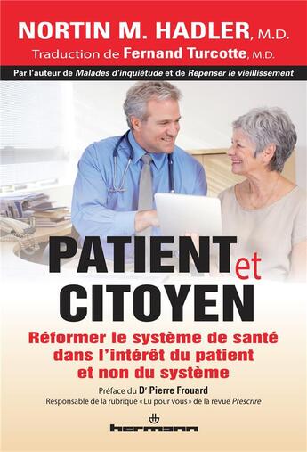 Couverture du livre « Patient et citoyen » de Nortin M. Hadler aux éditions Hermann