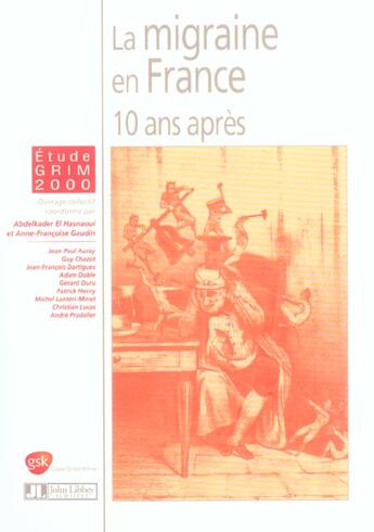 Couverture du livre « La migraine en france 10 ans apres » de Hasnaoui A. aux éditions John Libbey