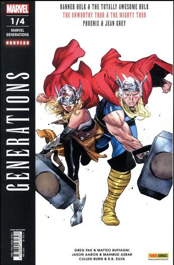 Couverture du livre « Marvel generations n.1 » de Marvel Generations aux éditions Panini Comics Fascicules