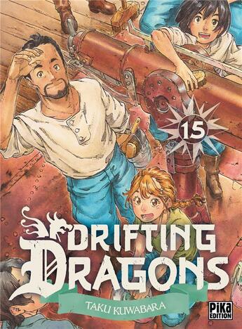 Couverture du livre « Drifting dragons Tome 15 » de Taku Kuwabara aux éditions Pika