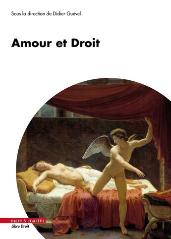 Couverture du livre « Amour et droit » de Didier Guevel et Collectif aux éditions Mare & Martin