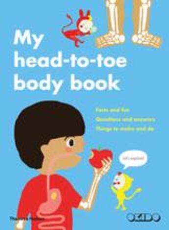 Couverture du livre « My head-to-toe body book » de Okido aux éditions Thames & Hudson