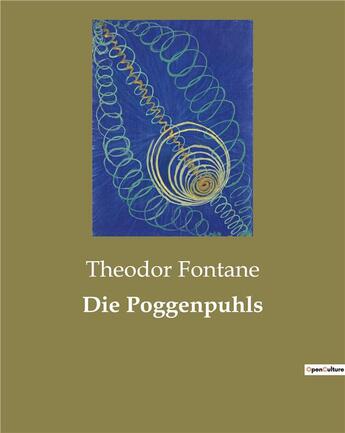 Couverture du livre « Die poggenpuhls » de Theodor Fontane aux éditions Culturea