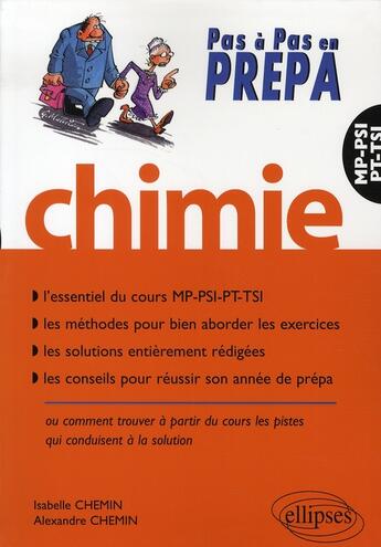 Couverture du livre « Chimie ; psi-tsi-pt-mp » de Chemin aux éditions Ellipses