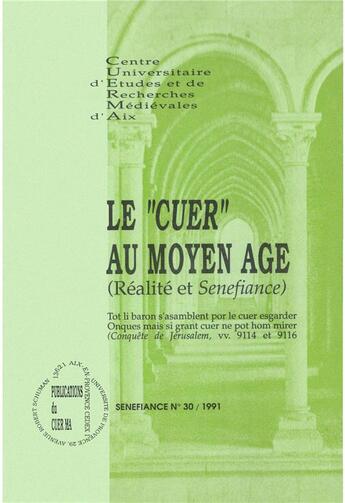 Couverture du livre « Le cuer au moyen age » de  aux éditions Pu De Provence