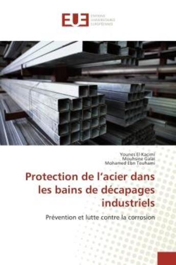 Couverture du livre « Protection de l'acier dans les bains de decapages industriels : Prevention et lutte contre la corrosion » de Kacimi, , Younes aux éditions Editions Universitaires Europeennes