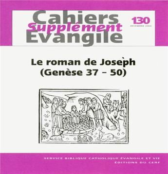 Couverture du livre « Le sce-130 roman de joseph » de Col Cahiers Evang. aux éditions Cerf