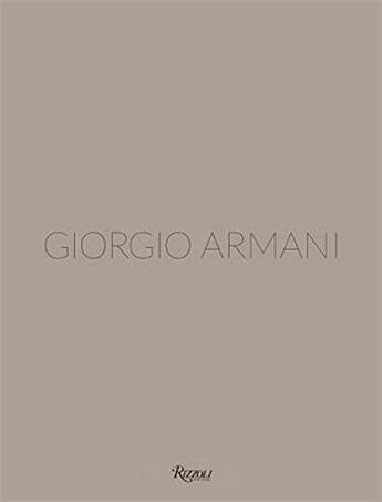 Couverture du livre « Giorgio armani » de Armani Giorgio aux éditions Rizzoli