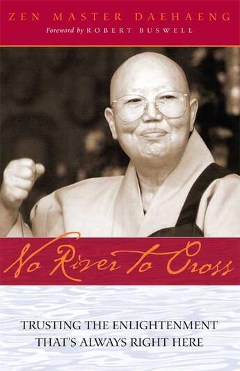 Couverture du livre « No River to Cross » de Daehaeng Ethan aux éditions Wisdom Publications