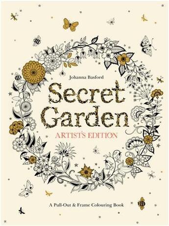 Couverture du livre « Secret Garden Artist'S Edition: A Pull-Out And Frame Colouring Book /Anglais » de Basford Johanna aux éditions Laurence King