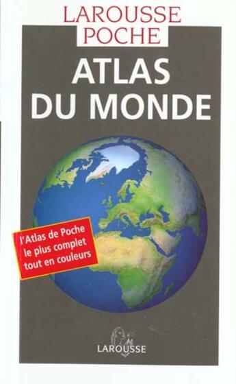 Couverture du livre « Larousse de poche ; atlas du monde » de  aux éditions Larousse