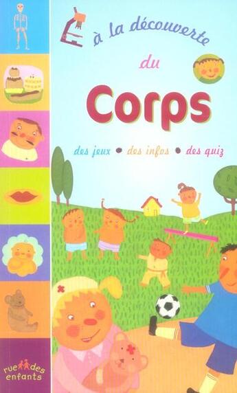 Couverture du livre « À la découverte ; du corps » de  aux éditions Ctp Rue Des Enfants