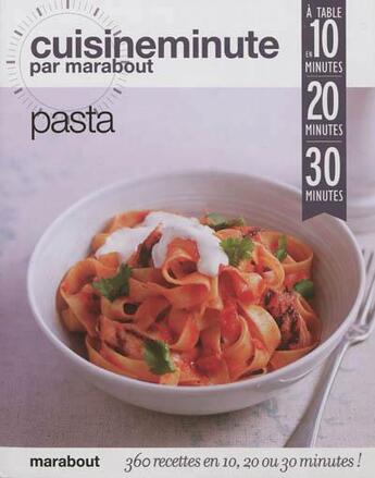 Couverture du livre « Pasta » de Emma Lewis aux éditions Marabout