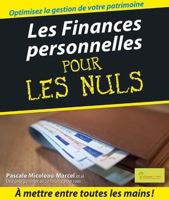 Couverture du livre « Finances personnelles » de  aux éditions First