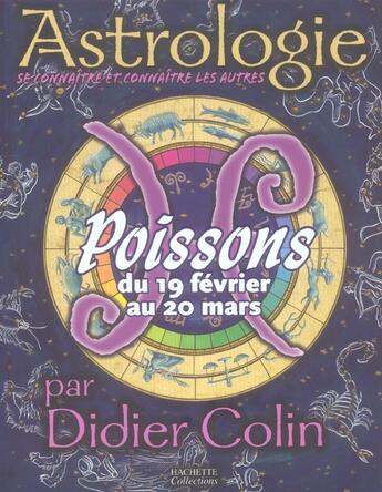 Couverture du livre « Poissons » de Didier Colin aux éditions Hachette Collections