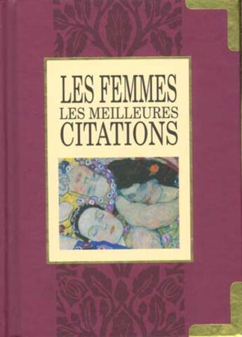 Couverture du livre « Femmes, meilleures citations » de Exley H aux éditions Exley