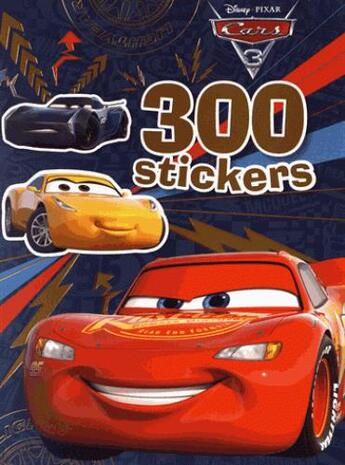 Couverture du livre « Cars 3, 300 Stickers Avec Fer A Dorer » de  aux éditions Disney Hachette