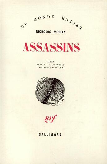 Couverture du livre « Assassins » de Mosley Nicholas aux éditions Gallimard