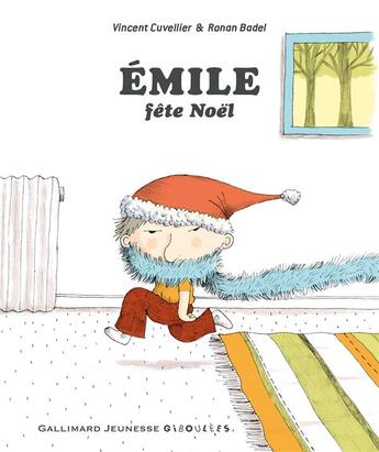 Couverture du livre « Emile fête Noël » de Ronan Badel et Vincent Cuvellier aux éditions Gallimard Jeunesse Giboulees