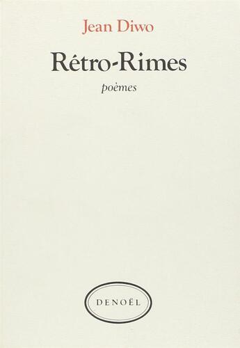 Couverture du livre « Retro-rimes » de Jean Diwo aux éditions Denoel