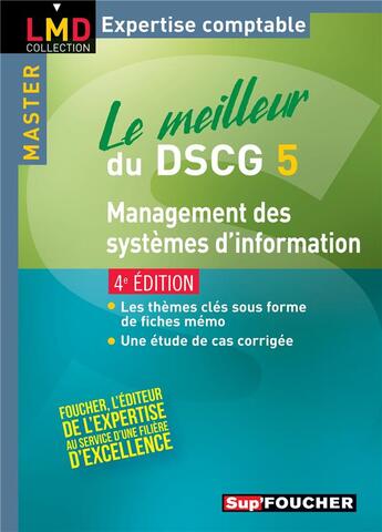 Couverture du livre « SUP'FOUCHER ; le meilleur du dscg 5 ; management des systèmes d'information (4e édition) » de Jean-Pierre Marca aux éditions Foucher