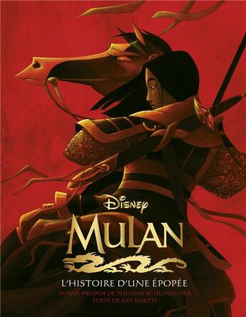 Couverture du livre « Mulan ; l'histoire d'une épopée » de Jeff Kurtti aux éditions Huginn & Muninn