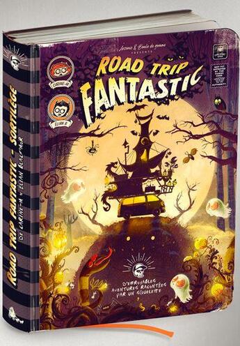 Couverture du livre « Road trip fantastic - les veritables fantastiques mesaventures de deux illustrateurs racontees par o » de Elian Black'Mor et Carine-M aux éditions Arsenic & Boule De Gomme