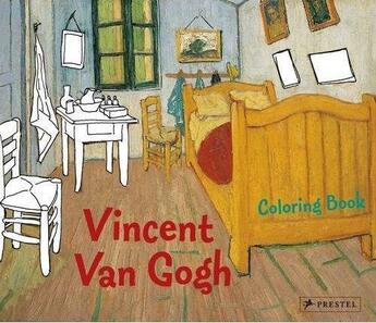 Couverture du livre « Coloring book vincent van gogh » de Annette Roeder aux éditions Prestel