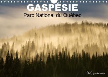 Couverture du livre « Gaspesie parc national du quebec calendrier mural 2020 din a4 horizontal - paysages du parc national » de Philippe Henry aux éditions Calvendo