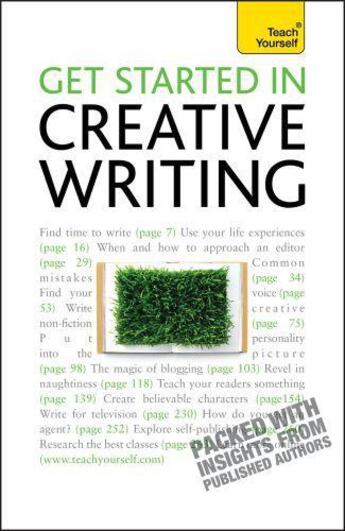 Couverture du livre « Get Started In Creative Writing: Teach Yourself » de May Stephen aux éditions Hodder Education Digital