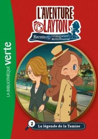 Couverture du livre « Lady Layton t.2 ; la légende de la Tamise » de  aux éditions Hachette Jeunesse