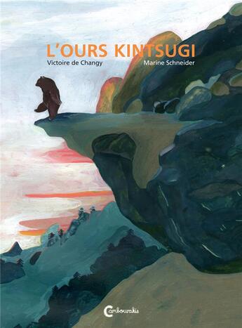 Couverture du livre « L'ours Kintsugi » de Victoire De Changy et Marine Schneider aux éditions Cambourakis