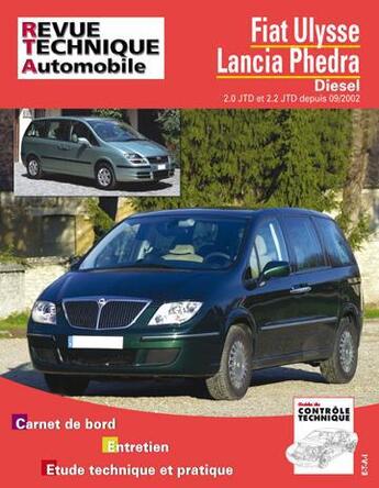 Couverture du livre « Fiat ulysse, lancia phedra - diesel » de Etai aux éditions Etai