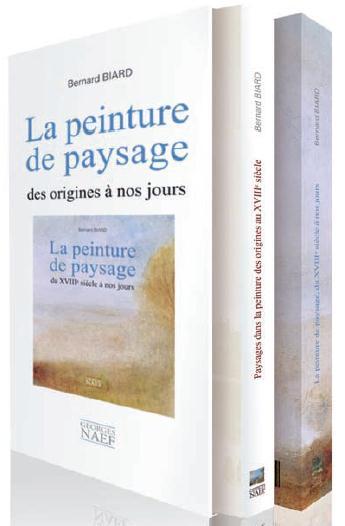 Couverture du livre « La peinture de paysages ; coffret ; des origines à nos jours » de Bernard Biard aux éditions Georges Naef