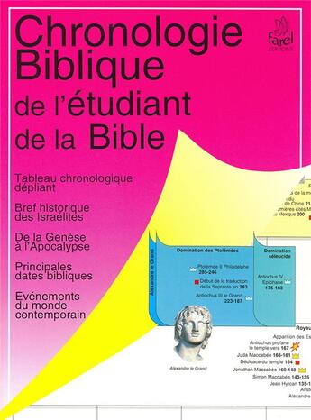 Couverture du livre « Chronologie biblique de l'etudiant de la bible » de David Payne aux éditions Farel