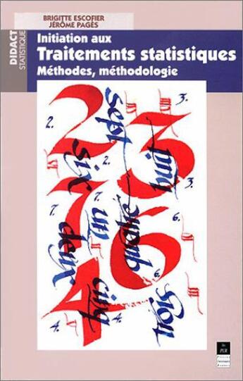 Couverture du livre « Initiation aux traitements statistiques » de  aux éditions Pu De Rennes