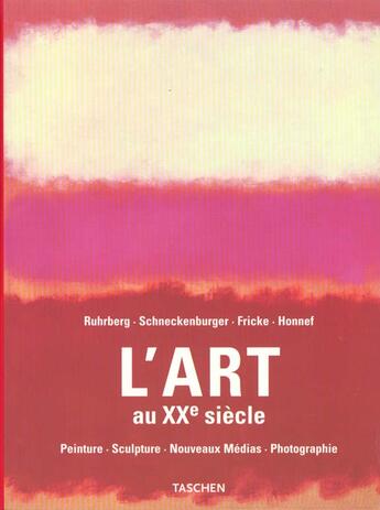 Couverture du livre « Lart au xxe siecle. 2 vols. » de  aux éditions Taschen