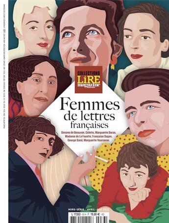 Couverture du livre « Collections lire magazine litteraire : femmes de lettres francaises - printemps 2022 - simone de bea » de  aux éditions Lire Magazine