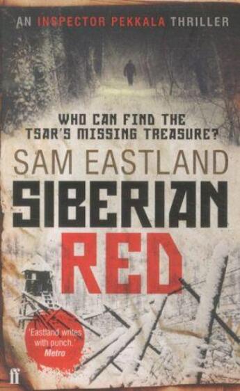 Couverture du livre « Siberian red » de Sam Eastland aux éditions Faber Et Faber