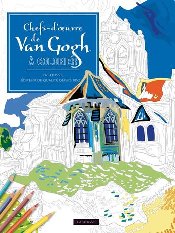 Couverture du livre « Van Gogh ; coloriages anti-stress » de  aux éditions Larousse