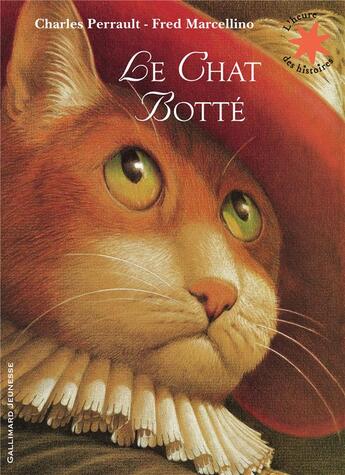 Couverture du livre « Le chat botté » de Charles Perrault et Fred Marcellino aux éditions Gallimard-jeunesse