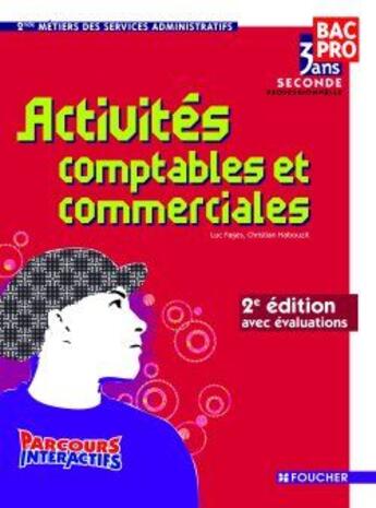 Couverture du livre « Activités comptables et commerciales » de Luc Fages aux éditions Foucher