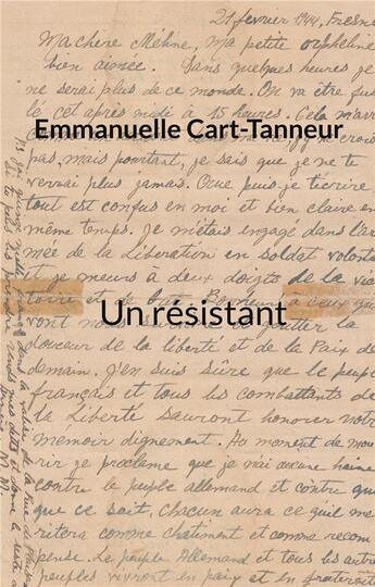 Couverture du livre « Missak : un résistant » de Emmanuelle Cart-Tanneur aux éditions Books On Demand