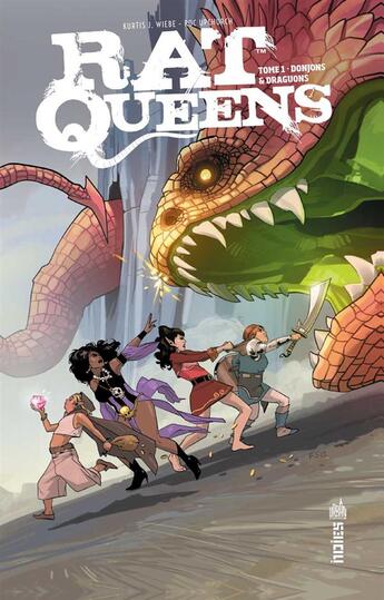 Couverture du livre « Rat Queens Tome 1 : donjons & draguons » de Kurtis J. Wiebe et Roc Upchurch aux éditions Urban Comics