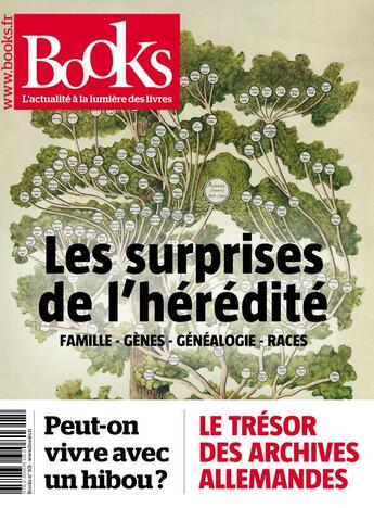 Couverture du livre « Books n 101 octobre 2019 - les surprises de l'heredite » de  aux éditions Books