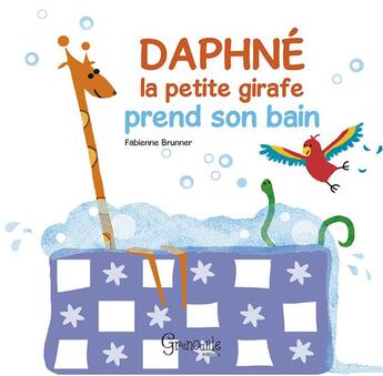 Couverture du livre « Daphne la petite girafe prend son bain - tome 2 » de  aux éditions Grenouille