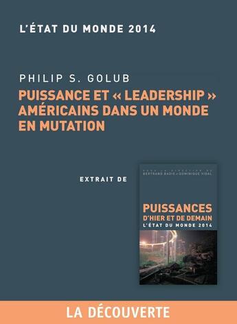 Couverture du livre « Puissance et 