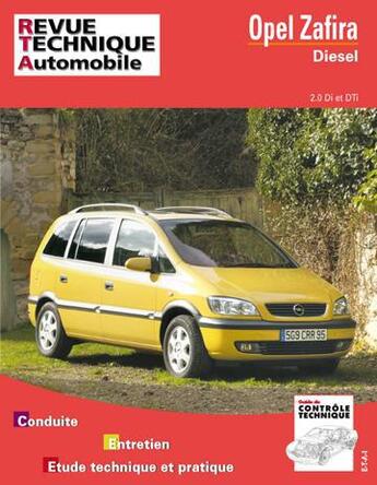 Couverture du livre « Opel zafira - moteurs diesel 2.0 di et dti » de Etai aux éditions Etai