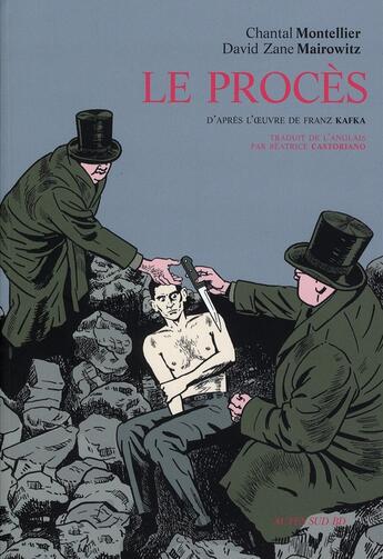 Couverture du livre « Le procès » de David Zane Mairowitz et Chantal Montellier aux éditions Actes Sud